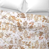 Greek Mythology Toile brown ombre