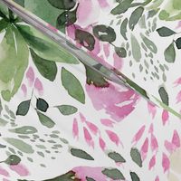 Watercolor Loose Florals