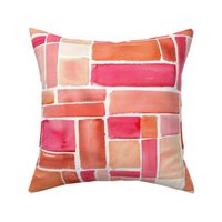 Texas Modern Crop Squares Coral