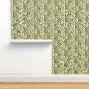 olive green watercolor herringbone