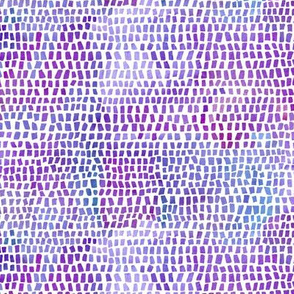 Geo rectangle pattern purple watercolour