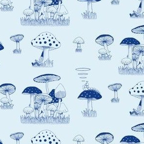 magic mushroom blue