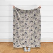 Meadow toile | light latte blue