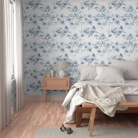 Hummingbird Toile Wallpaper 9 inch