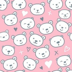 Baby Bears on Pink