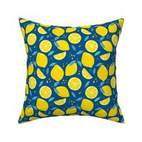 Fruit Lemons_Modern blue