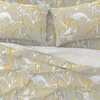 Nautical Toile de Jouy Sand