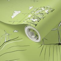 Wind Turbine Toile