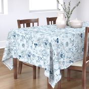 Dog Park Toile // Navy (Large Scale)