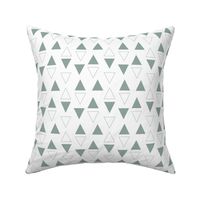 eucalyptus mint triangles 1 inch