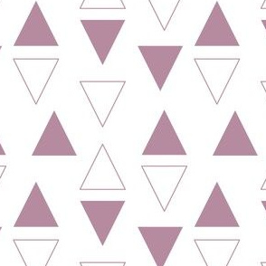 lavender mountain triangles 1 inch