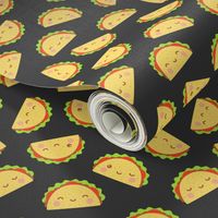 Happy Tacos on Dark Grey