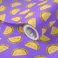 Happy Tacos on Purple