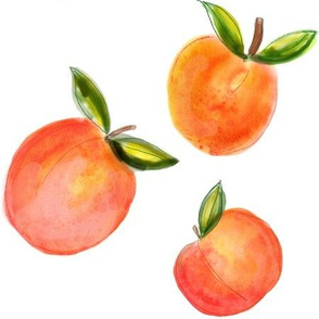 Peachy Keen Watercolor 