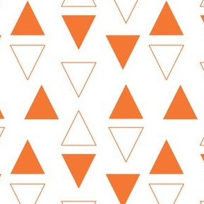 orange peel triangles 1 inch