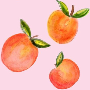 Peachy Keen Watercolor  // Blush 