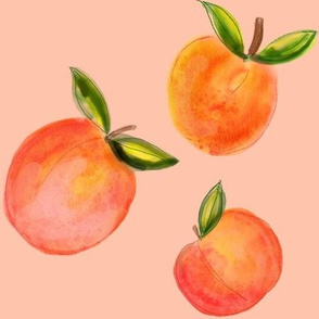 Peachy Keen Watercolor  // Peachy 