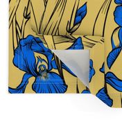 Toile Just Iris | Medium Yellow+Royal Blue+Black