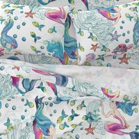 Modern Mermaid Toile - XL