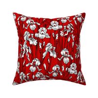 Toile Just Iris Small | Red+Black+White