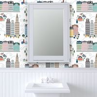 Whimsical  Modern Toile - Small