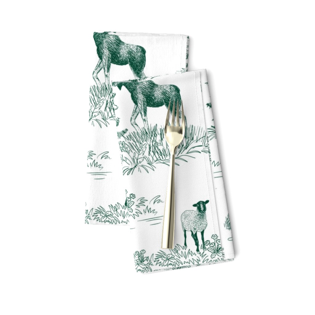 Animals toile de Jouy