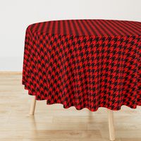 cat houndstooth black and red