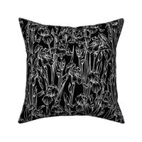 Toile Twilight Iris Small | Black+White