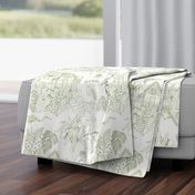 caribbean toile green 