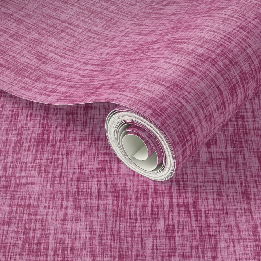 Linen Texture in Shades of Peony Pink