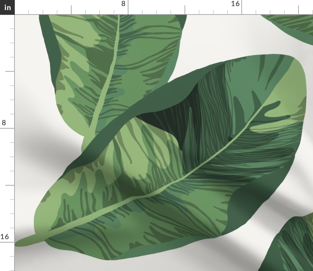 Banana Leaves on Vellum