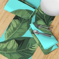 Banana Leaves on Caribbean