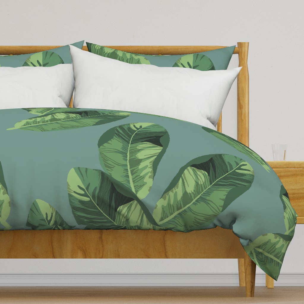 Banana Leaves on Sage