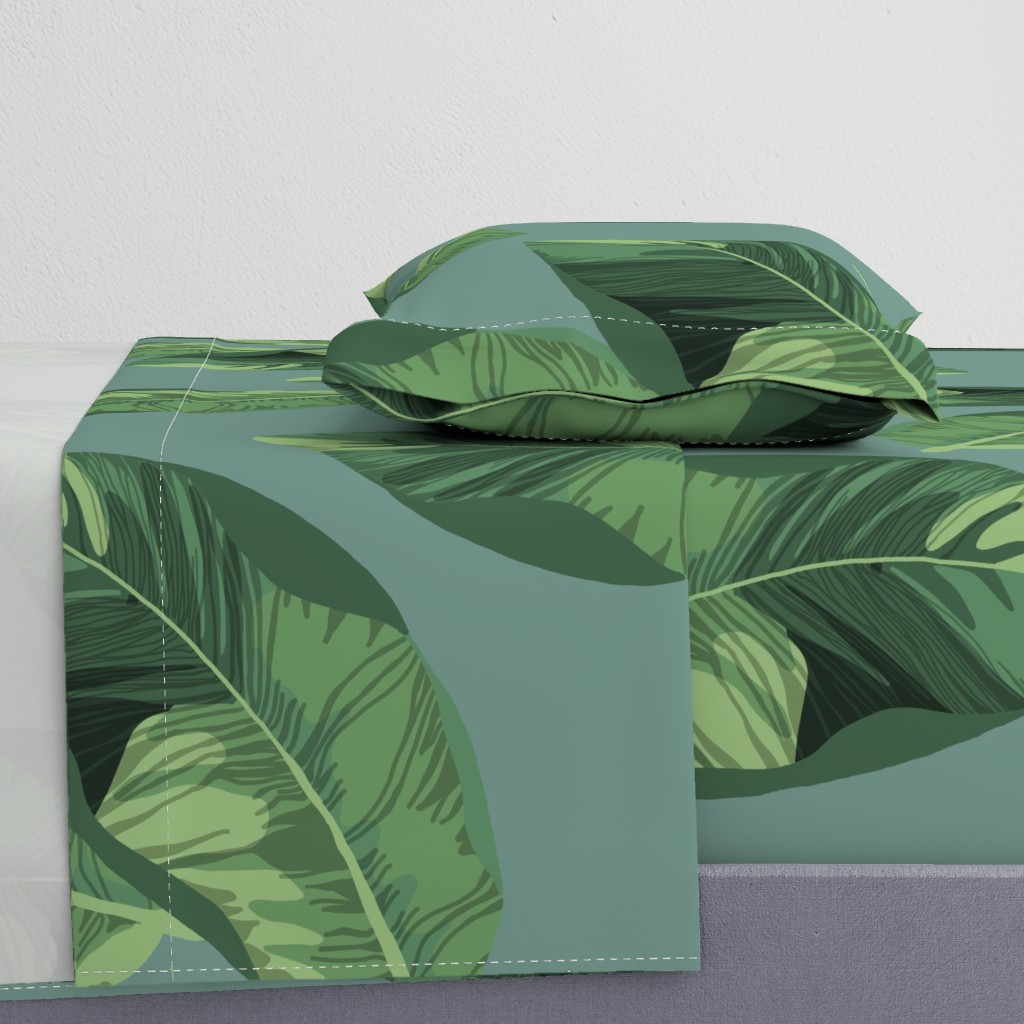 Banana Leaves on Sage