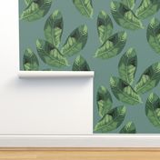 Banana Leaves on Sage