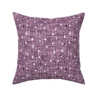 constellations in wisteria linen