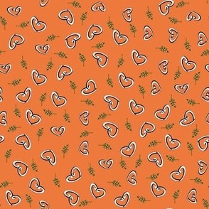 Peace Hearts - Orange