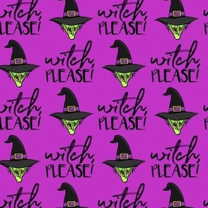 witch, please! - witch halloween - purple 2 - LAD20