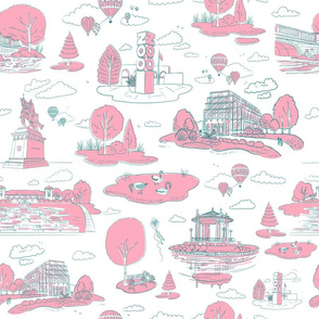 Forest Park Fabric, Wallpaper and Home Decor | Spoonflower
