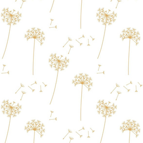 dandelions {1} golden earthy tones