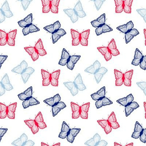 BKRD Patriotic Butterflies 4x4