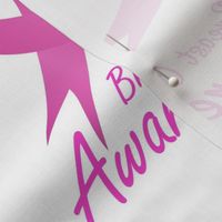 Breast cancer awareness pink ribbon 