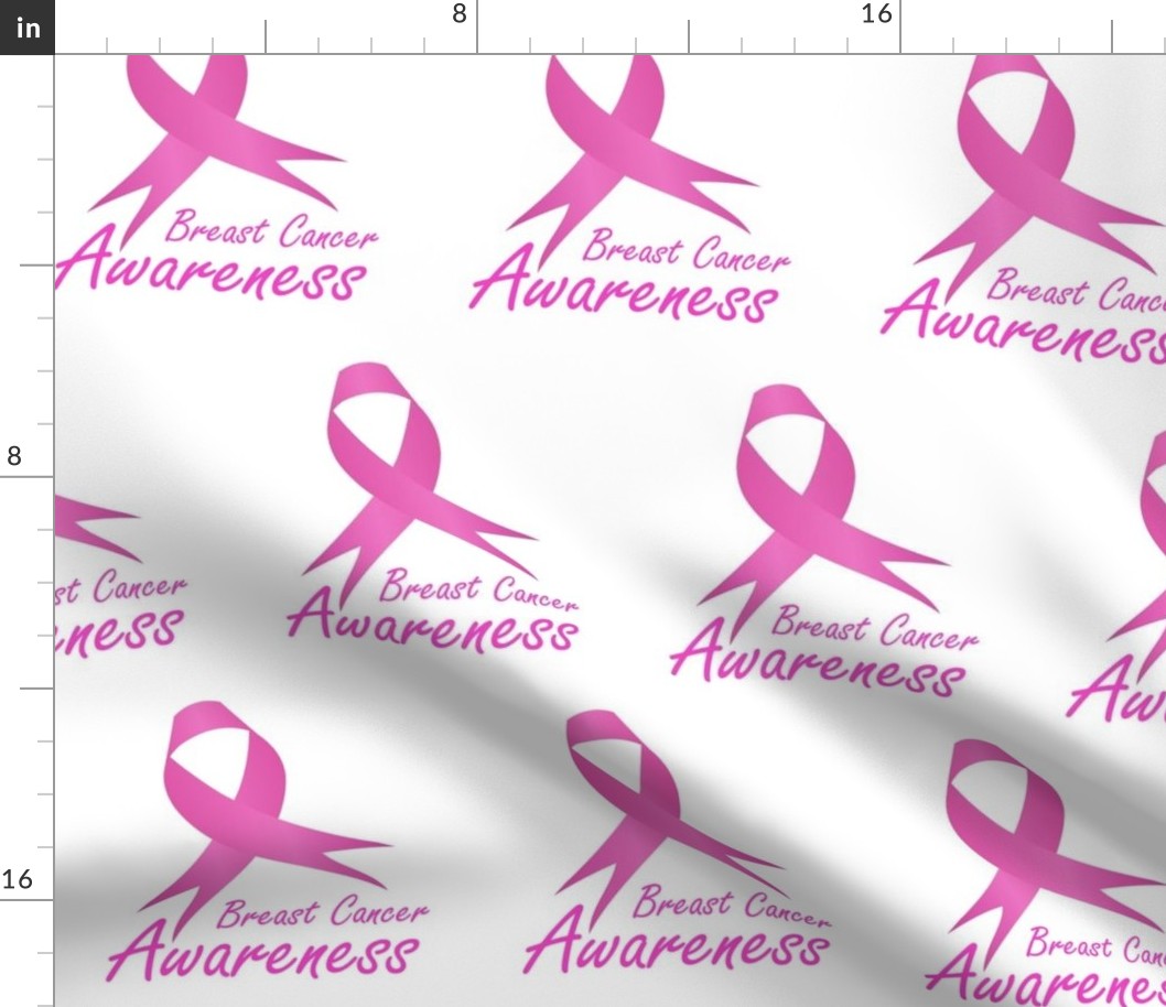 Breast cancer awareness pink ribbon 
