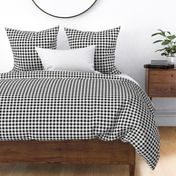 gingham black and white small