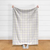 Grid Lilac Beige Baby Cloth