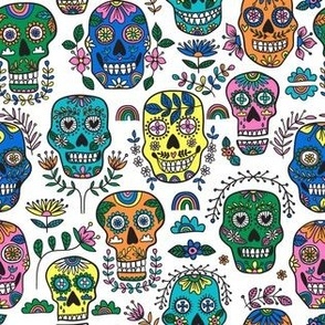 sugar skull pattern C