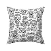 sugar skull pattern large