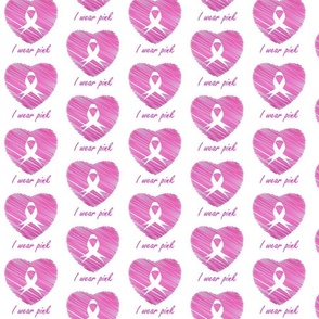 I wear pink- Breast Cancer awareness month october 