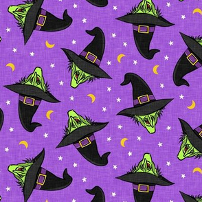 witch toss - halloween witches - purple - LAD20 