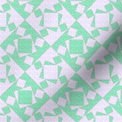 checkewed - seafoam linen